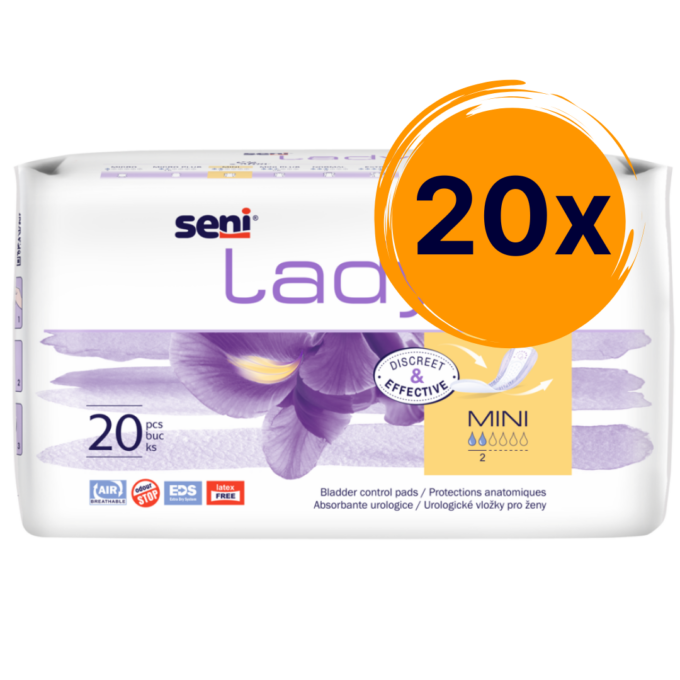 20 csomag Seni Lady Mini inkontinencia betét hölgyeknek