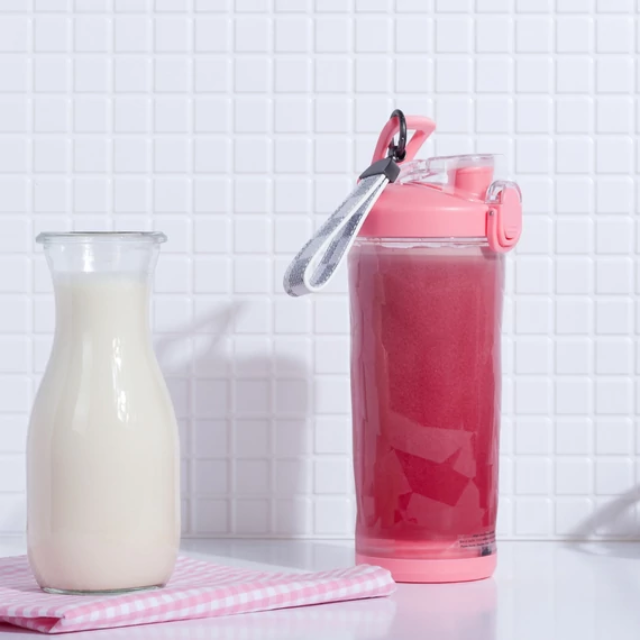 Smoothio hordozható mixer erős motorral 600 ml (rózsaszín) - Image 3