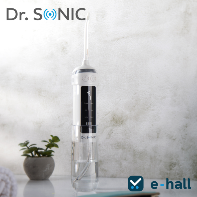 Dr. SONIC L13 összecsukható akkumulátoros szájzuhany, 6 fokozattal, 4 különböző fúvókával (fehér) - Image 4