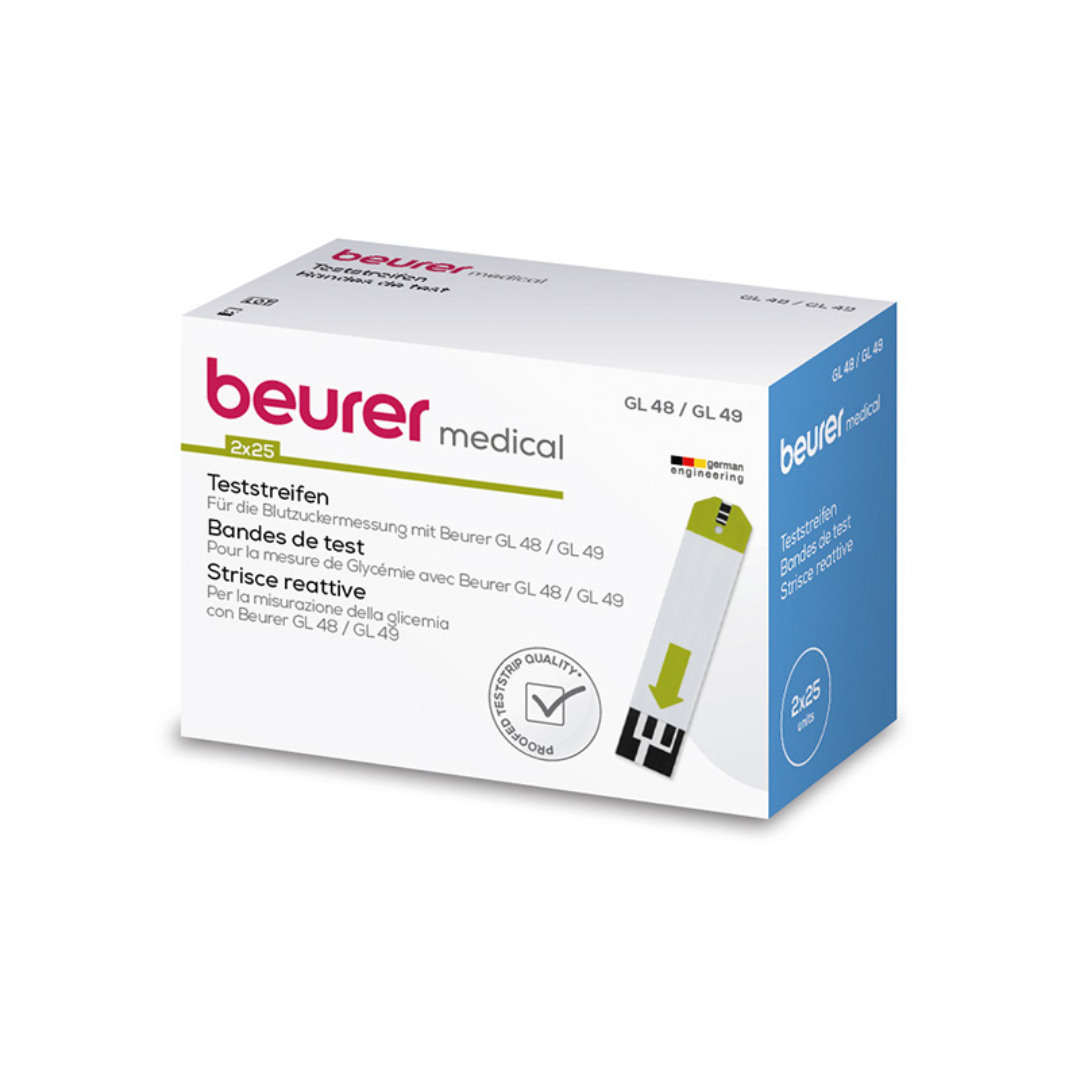 Beurer GL 48 / 49 készülékkel kompatibilis tesztcsíkok