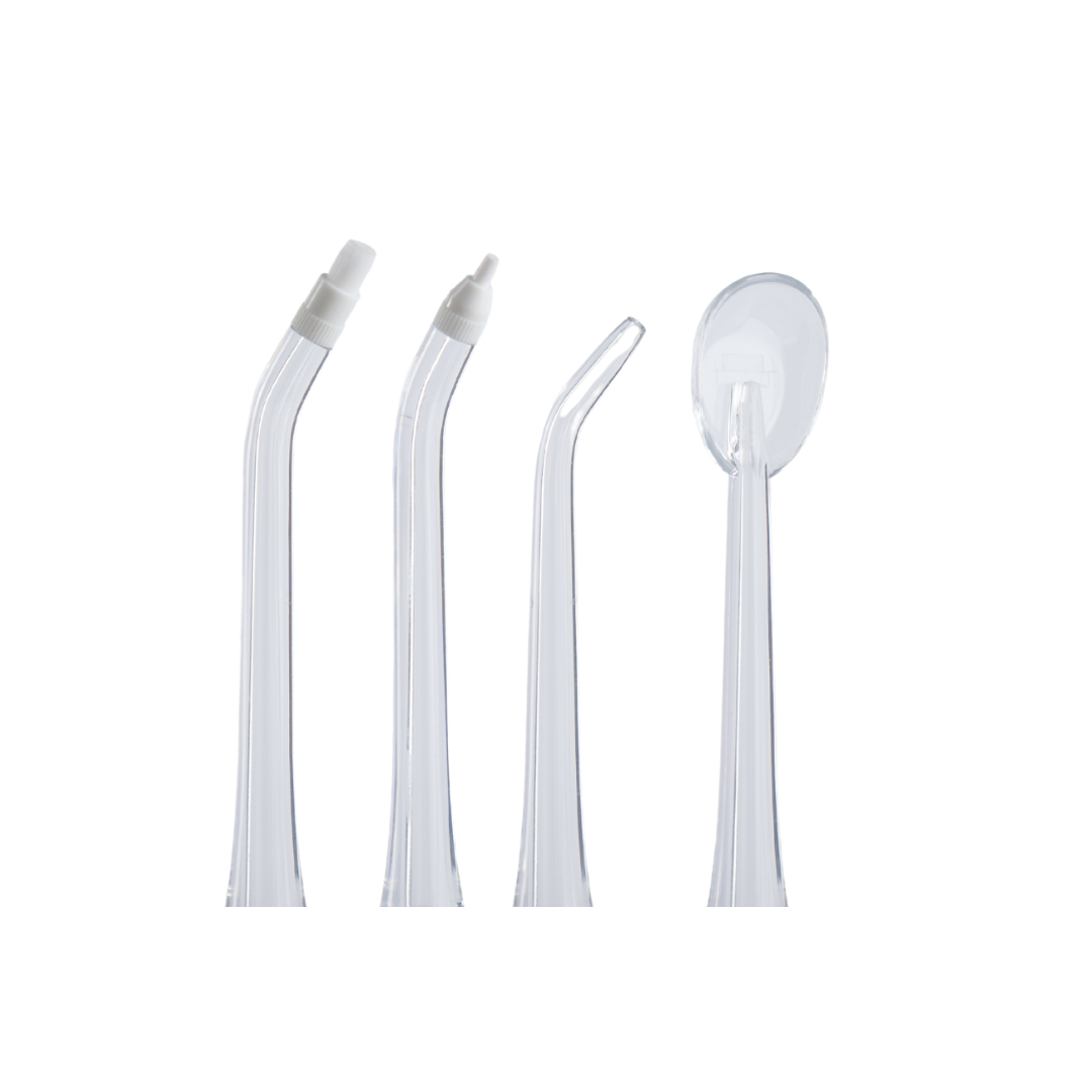 Dr. SONIC L12 akkumulátoros szájzuhany nagy kijelzővel, 5 fokozattal, 4 különböző fúvókával (fehér) - Image 4