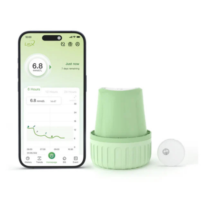 LinX folyamatos vércukorszint mérő szenzor (CGM) 15 napos